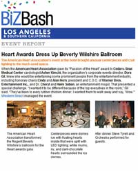 Read the BiZBash article on the Heart Awards